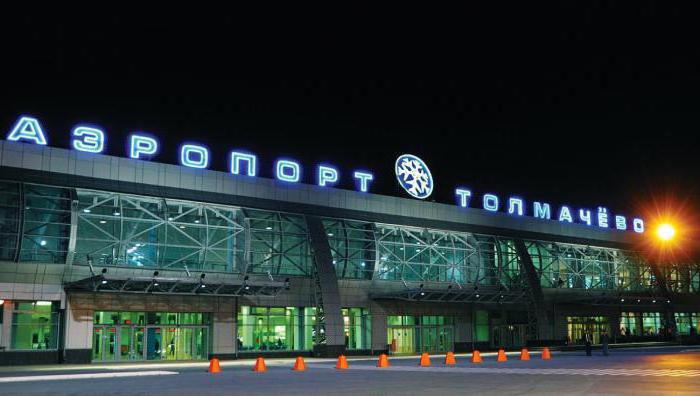 Kur ir Tolmachevo - lielākā lidosta Sibīrijā